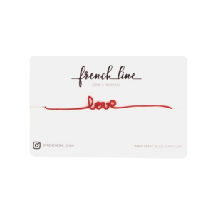 Bracelet "love" rouge