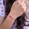 Bracelet "love" rouge