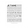 Affiche A3 " Je t'aime"
