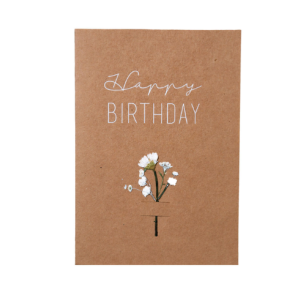Carte "Happy Birthday"