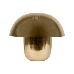 Lampe à poser "Champignon dorée"