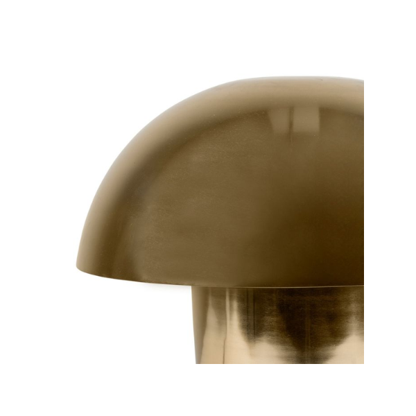 Lampe à poser "Champignon dorée"