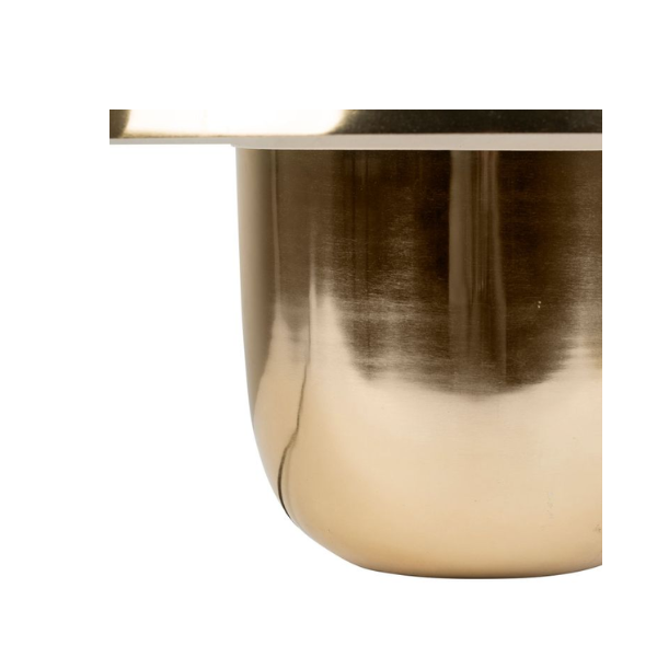 Lampe à poser "Champignon dorée"