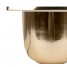 Lampe à poser "Champignon dorée"