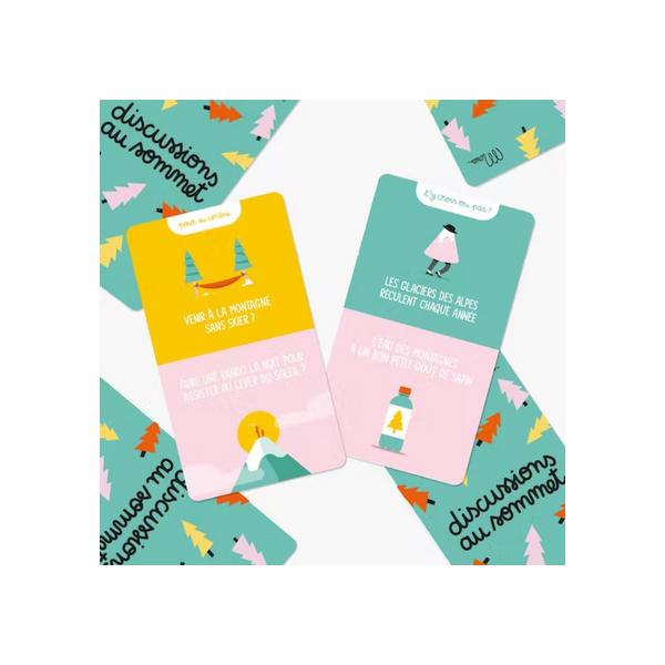 Jeu de cartes "Discussions au sommet"