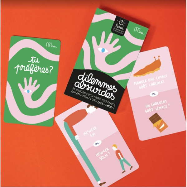 Jeu de cartes "Dilemmes absurdes"