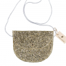 Sac à bandoulière "Paillettes or"