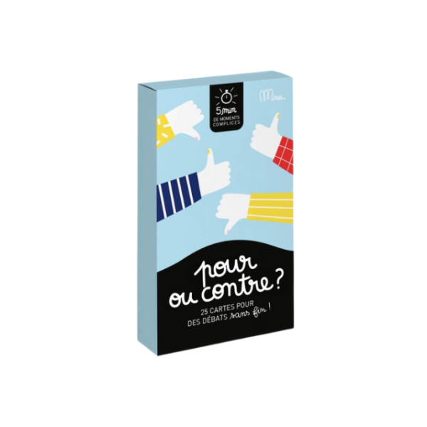 Jeu de cartes "Pour ou contre ?"