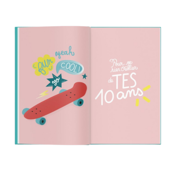 Cahier de souvenirs "Pour ne rien oublier de ton enfance"