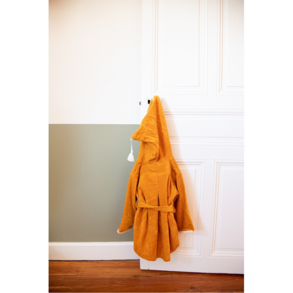Peignoir "Lion safran" - 2/4 ans