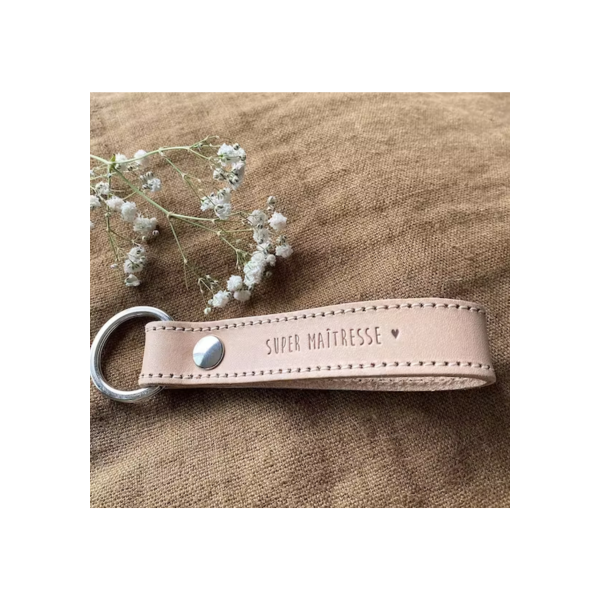 Porte-clés "Super maîtresse"
