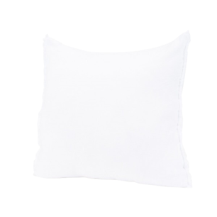 Housse de coussin frangée "Blanc" - 45x45