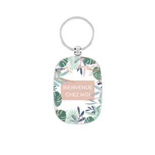Porte-clés "Bienvenue chez moi"