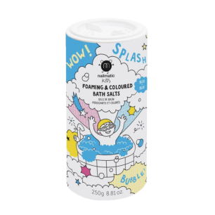 Sels de bain moussants colorés "Bleu"