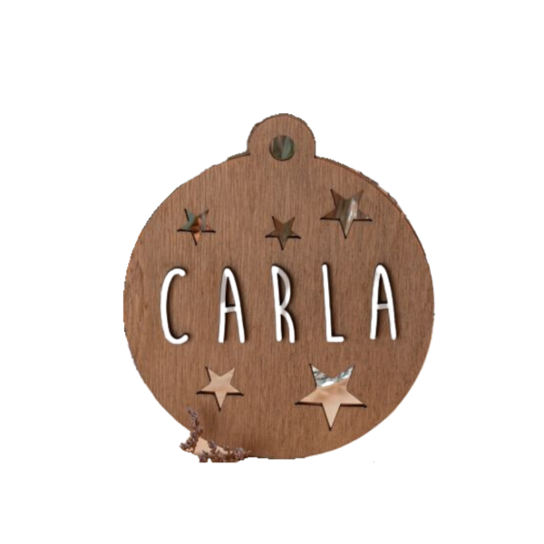Rond "Bois" personnalisable