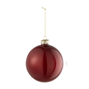 Boule de Noël "Brillant rouge"