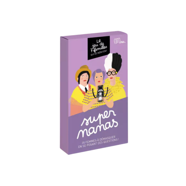 Jeu de cartes 7 familles "Super nana"