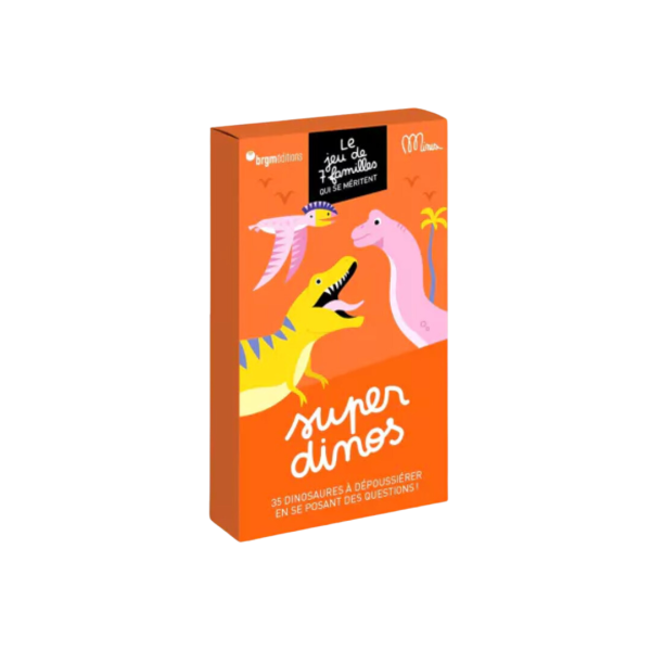 Jeu de cartes 7 familles "Super dinos"