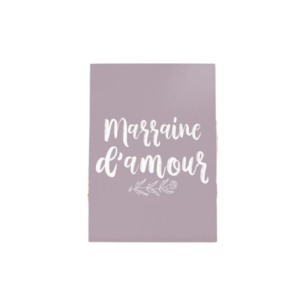 Carte "Marraine d'amour"