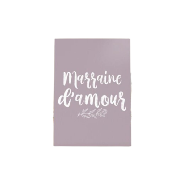 Carte "Marraine d'amour"