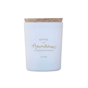 Bougie parfumée "Amoureux" Ambre vanillé