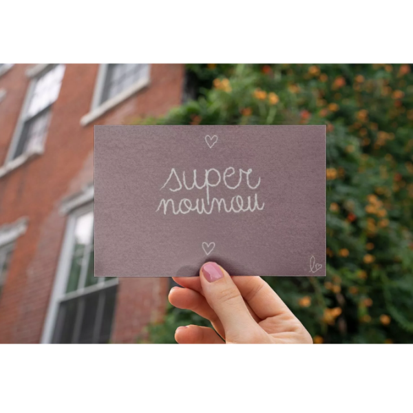Carte "Super nounou"