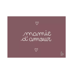 Carte "Mamie d'amour"