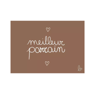 Carte "Meilleure parrain"