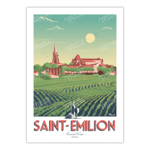 Affiche "Saint-Émilion"