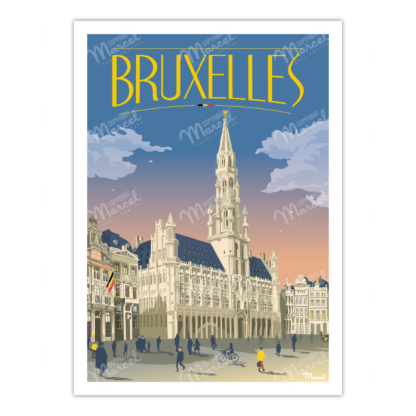 Affiche "Bruxelles"