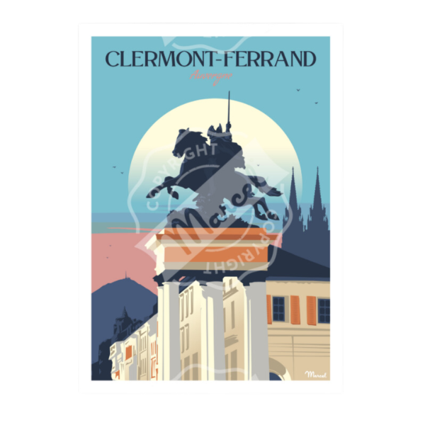 Affiche "Clermont-Ferrand"