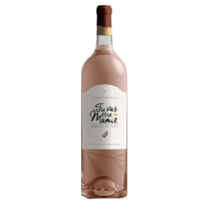 Etiquette de bouteille personnalisée "Tu vas être mamie"