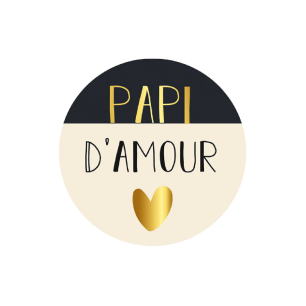 Magnet "Papi d'amour"