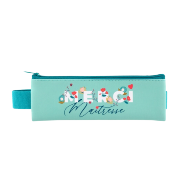 Trousse à stylos "Merci maîtresse"