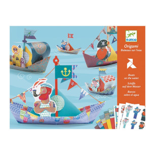 Origami "Bateaux sur l'eau"