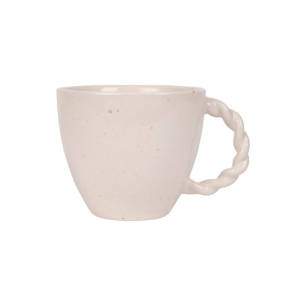 Tasse à thé "Moucheté blanche"