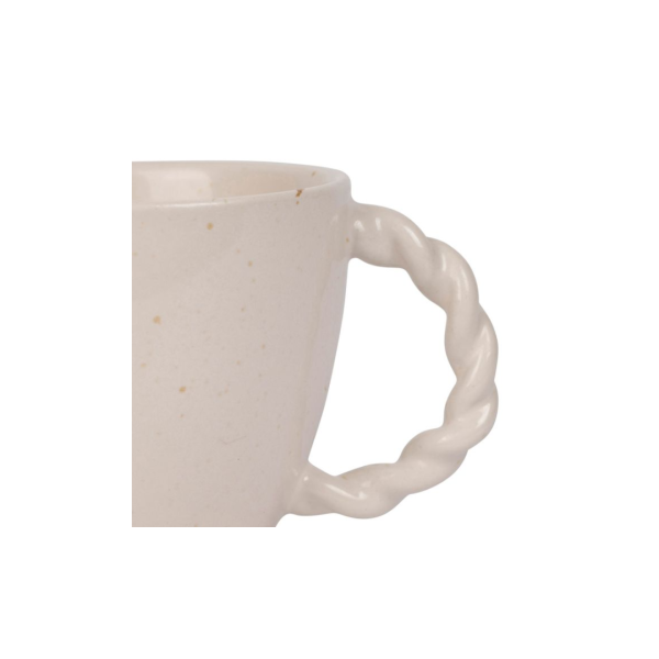 Tasse à thé "Moucheté blanche"