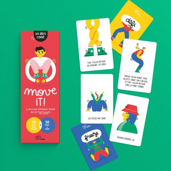 Jeu de cartes "Move it !"