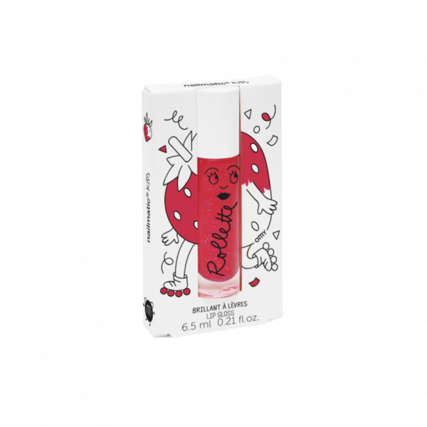 Brillant à lèvres "Rollette Fraise"