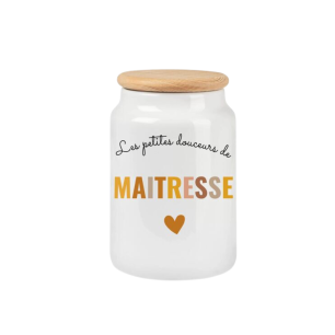 Pot à biscuit "Maîtresse"