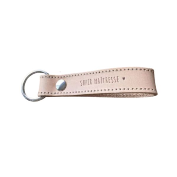Porte-clés "Super maîtresse"