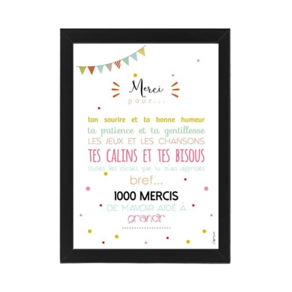Cadre "Merci pour..."