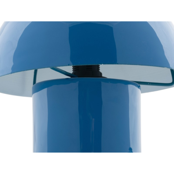 Lampe à poser "Champignon bleu"