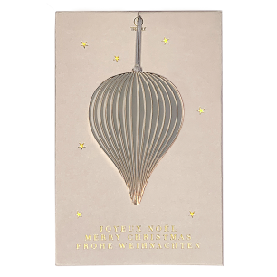 Ornement goutte de pluie "gris"