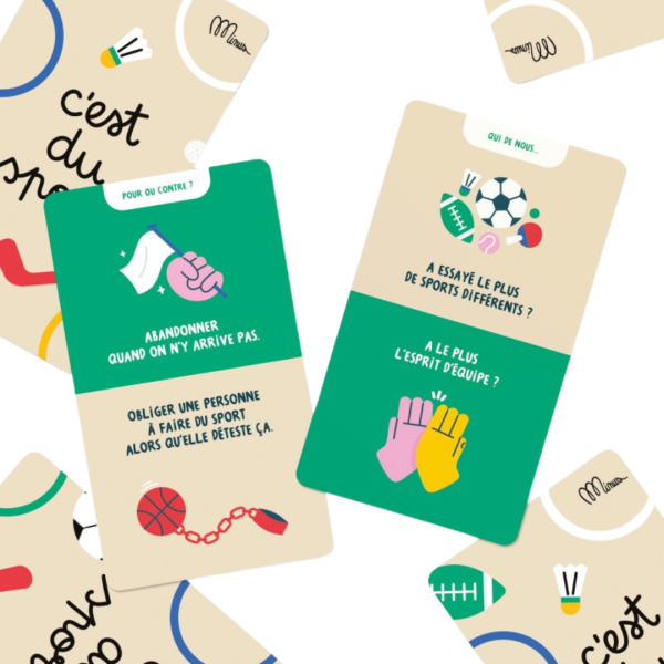 Jeu de cartes "C'est du sport !"