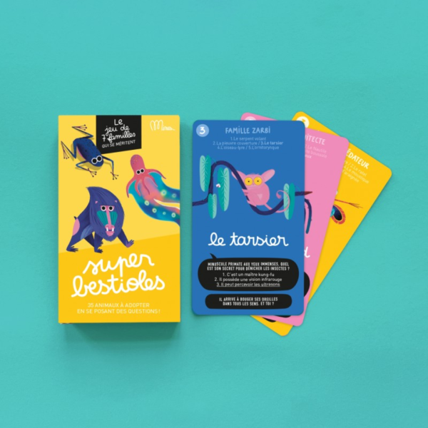 Jeu de cartes "7 familles super bestioles"