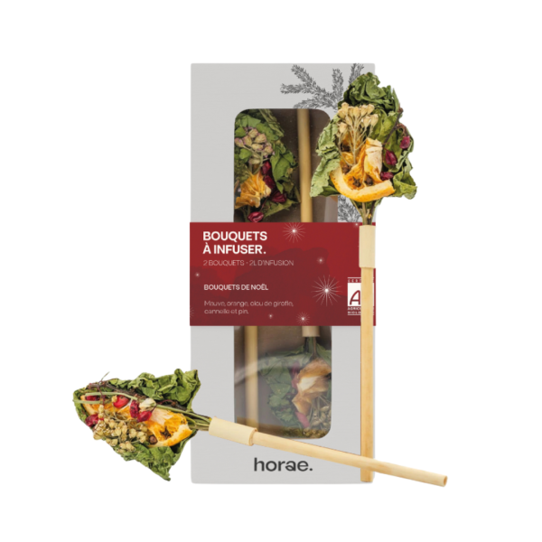 Coffret de 2 bouquets à infuser "Sapin de Noël bio"