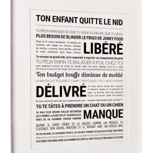 Affiche "Ton enfant quitte le nid"