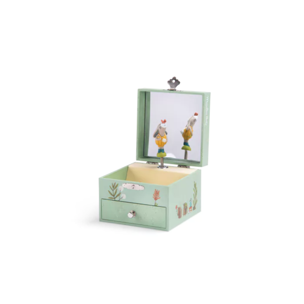 Boite à musique "Trois petits lapins"