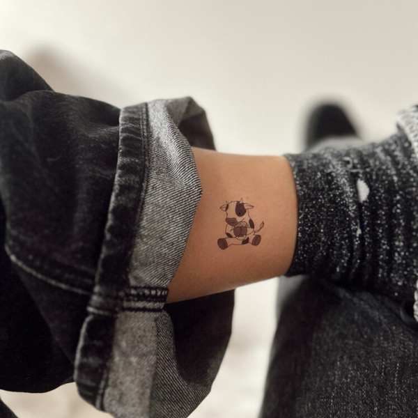 Tatouage éphémère "Vachement mignonne" x5
